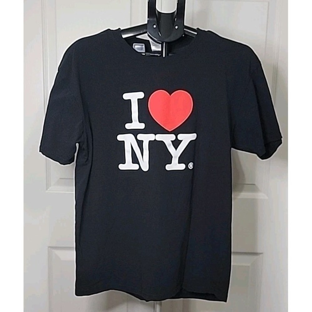 I‎ Love New York T-shirt, Black, Size Large